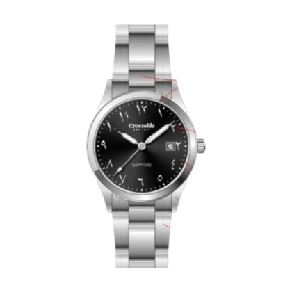 Crocodile CRDW10012.328 Black Dial Stainless Steel Women Watch